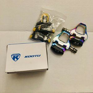 Kootu Bike Pedals 9/16" Universal Road Bike Pedals Bicycle Platform Cycling